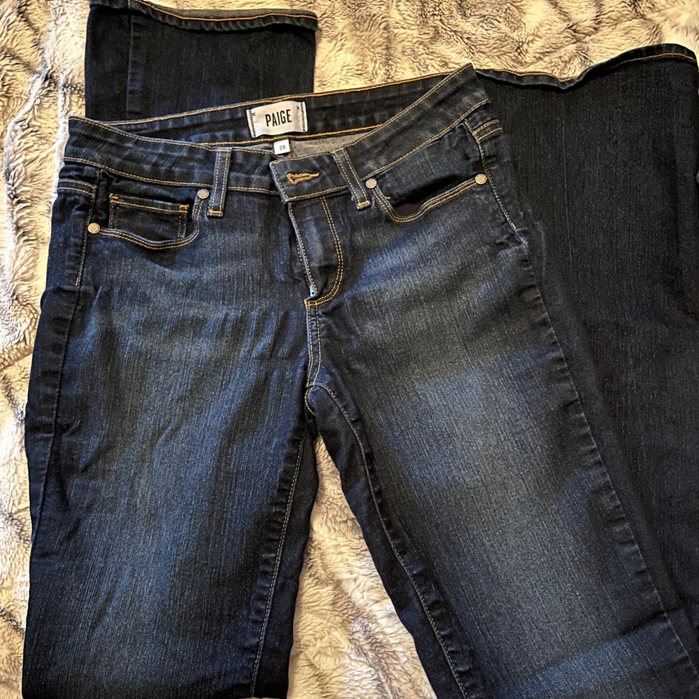 PAIGE Manhattan bootcut jeans